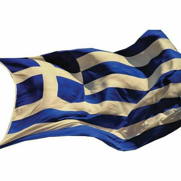 Σημαία Ελληνική με κρίκους για κοντάρι .1.80χ3.50 μέτρα  oem 1160